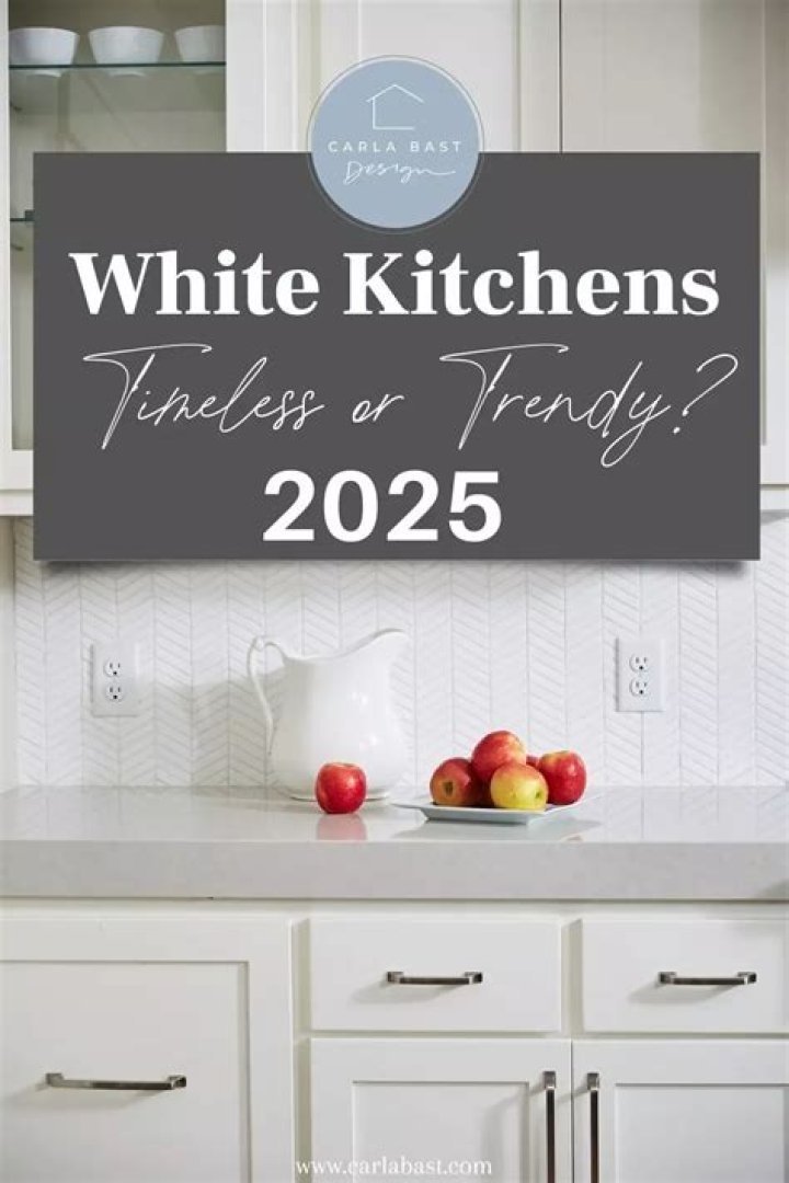 Are white kitchens timeless?