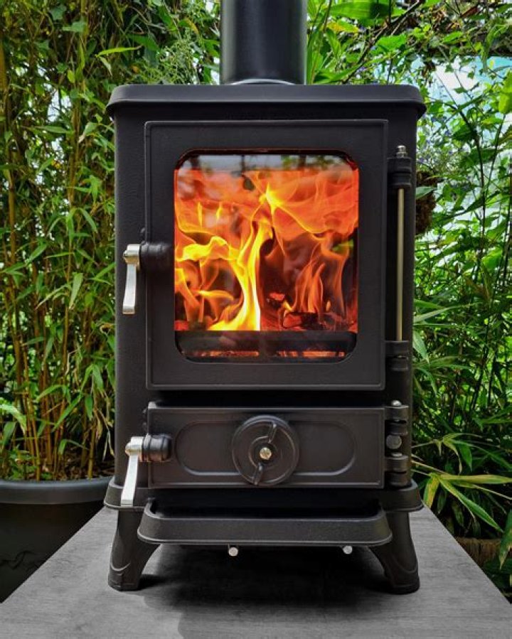 Can a wood burning stove be used outside?