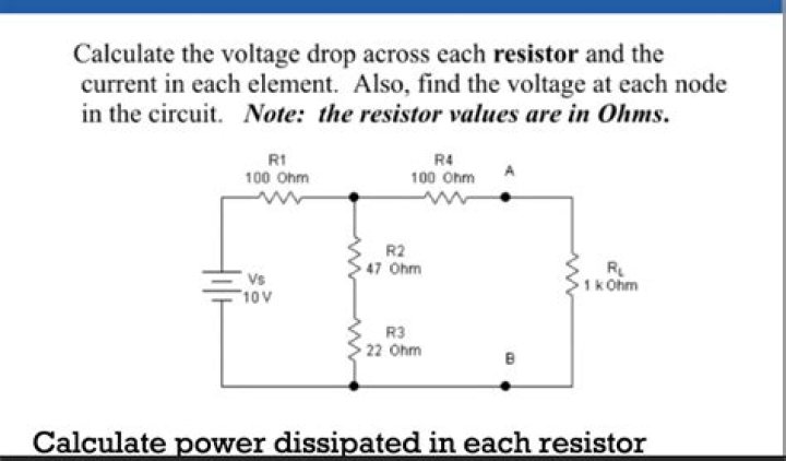 Does current drop across a resistor in parallel?