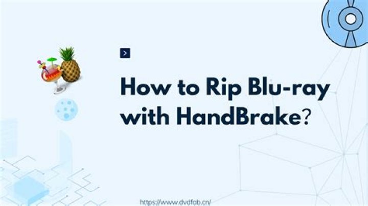 Does handbrake rip Blu-ray?
