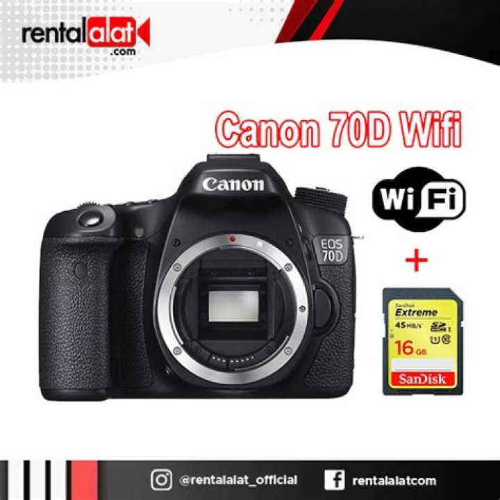 Does the Canon 70D have WiFi?