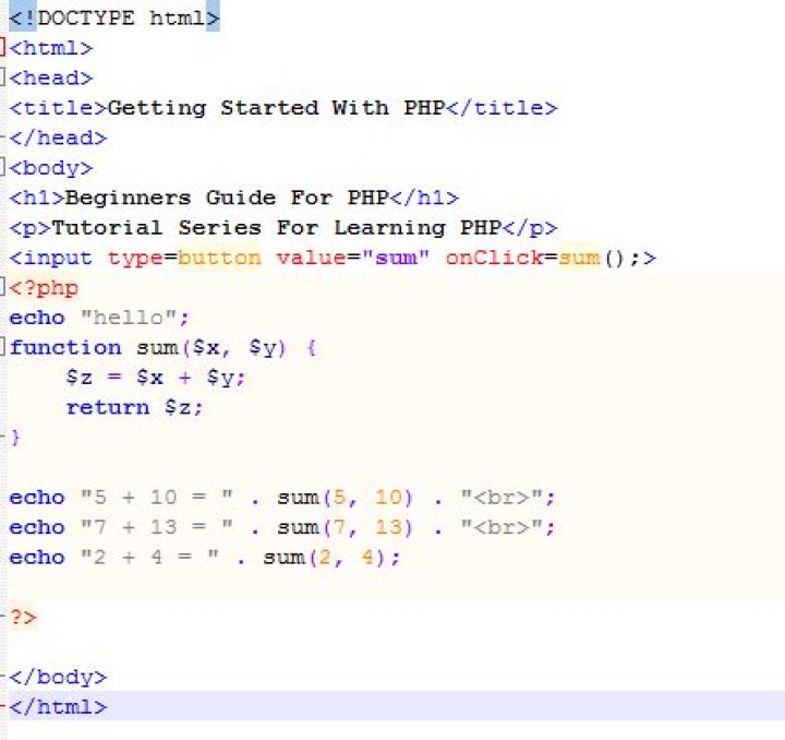 How can I call a PHP function from button?