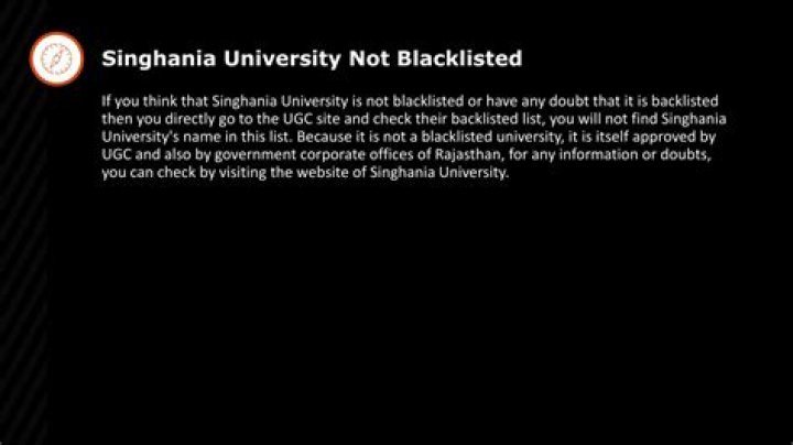 How can I check my blacklisted University in USA?