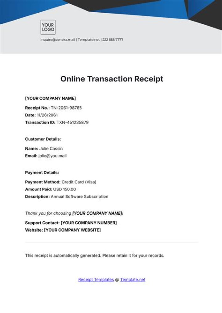 How can I download payment receipt from CIC?