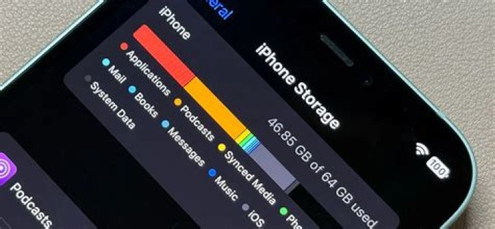 How do I clear the other category on my iPhone storage?
