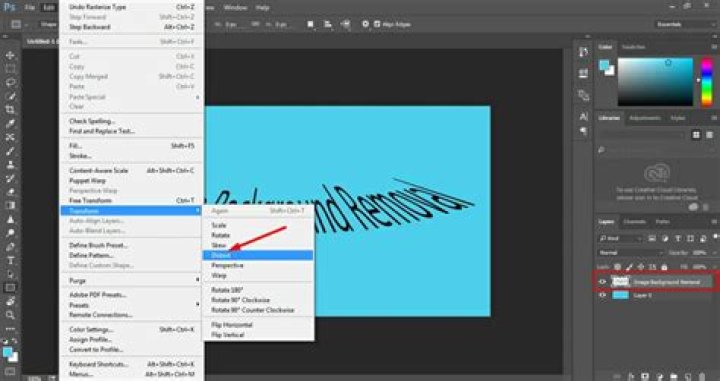 How do I distort text in a shape in Illustrator?