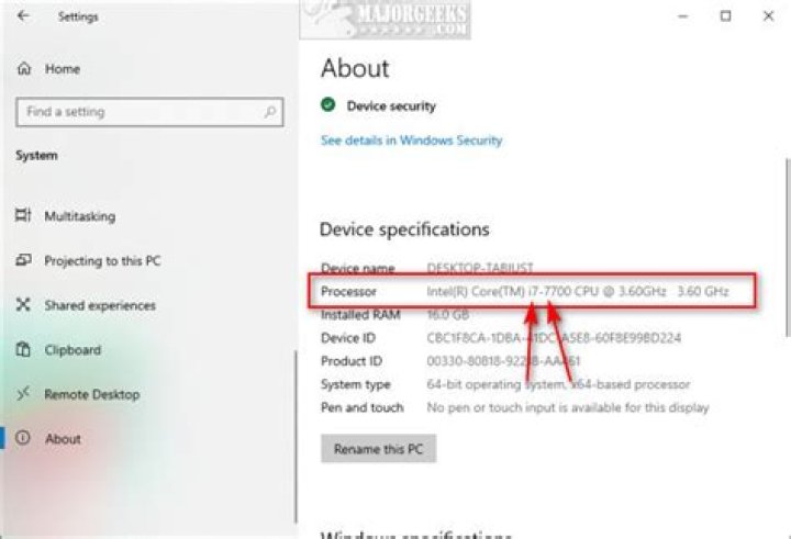 How do I know if I have an i7 processor?