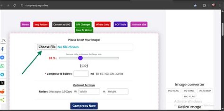 How do I make a JPEG file?