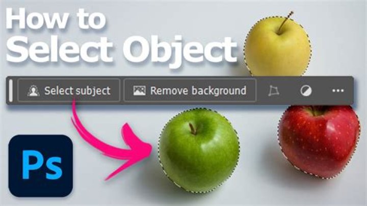 How do I select an object to change color in Photoshop?