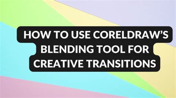 How do I use interactive blend tool in CorelDraw?