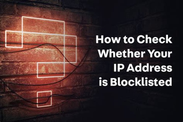 How do you check IP address is blacklisted?