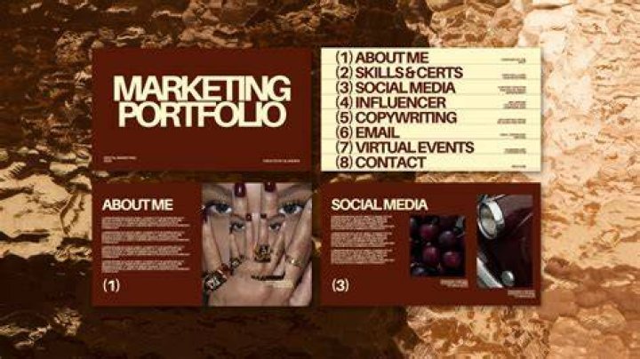 How do you create a marketing portfolio?