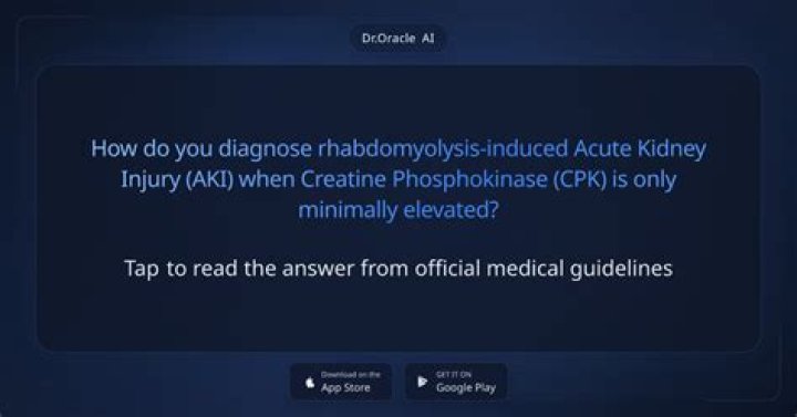 How do you diagnose rhabdomyolysis?