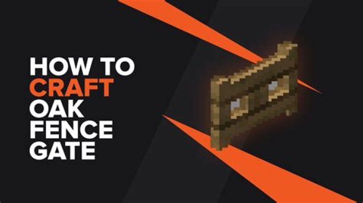 How do you make a fence gate?