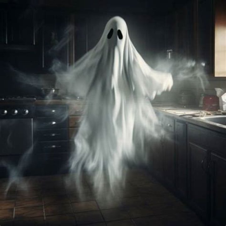 How do you make a picture look like a ghost?