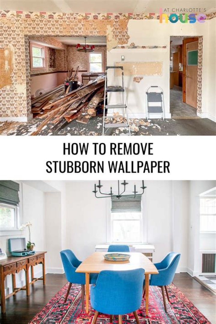 How do you remove thick stubborn wallpaper?