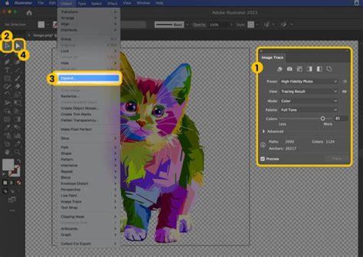 How do you reshape in Illustrator?