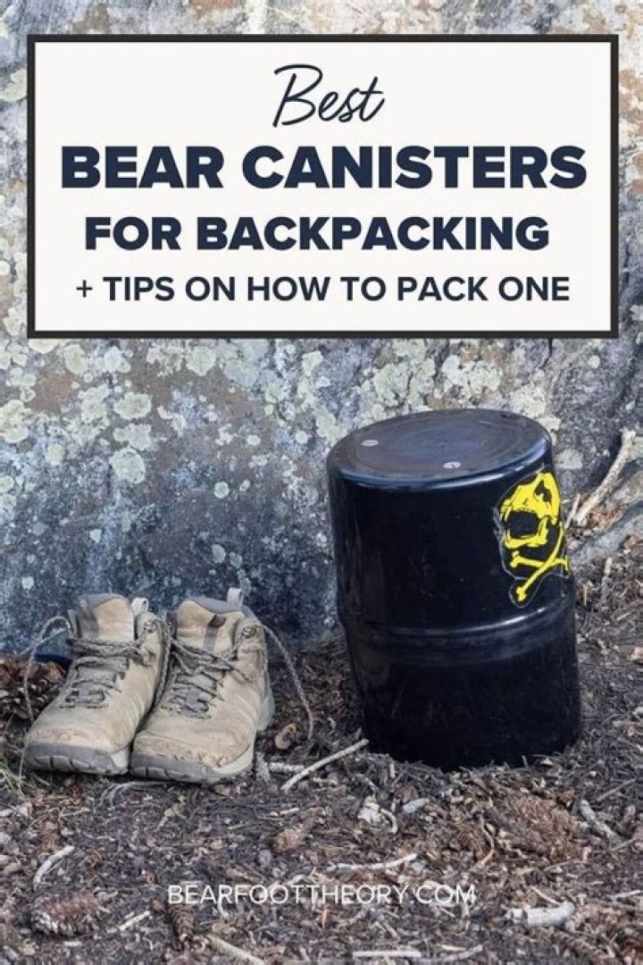 How do you store bear canister for backpacking?