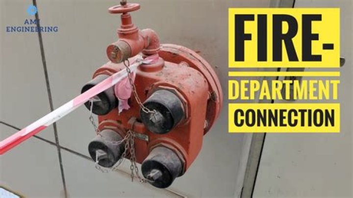 How does fire department connection work?