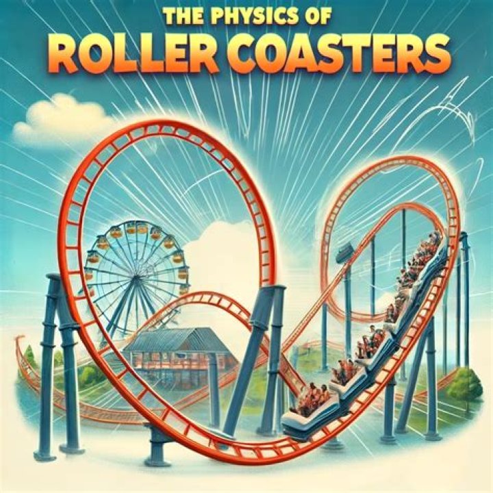How is physics used in roller coasters?