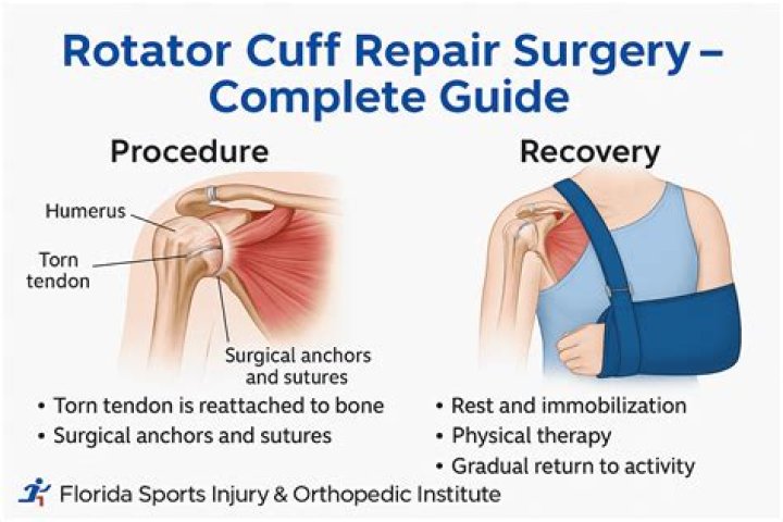 How long is recovery from shoulder bursitis surgery?