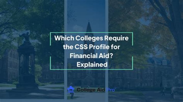 Is CSS profile required for UChicago?