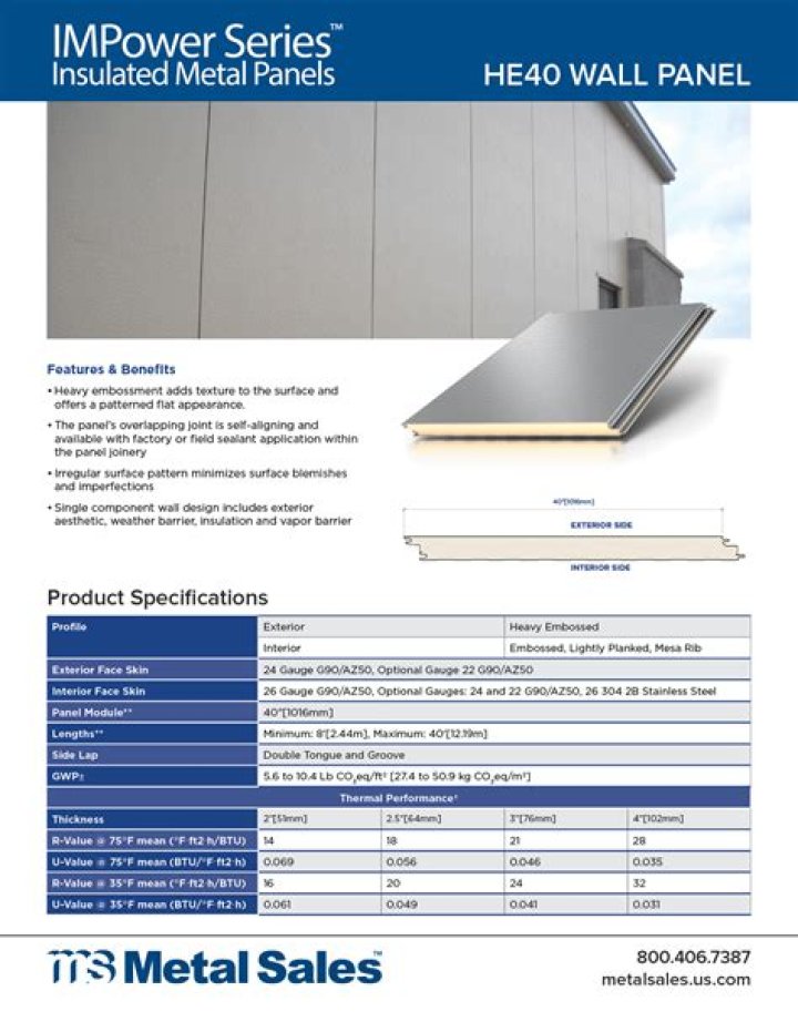 Is insulated metal panel fire rated?