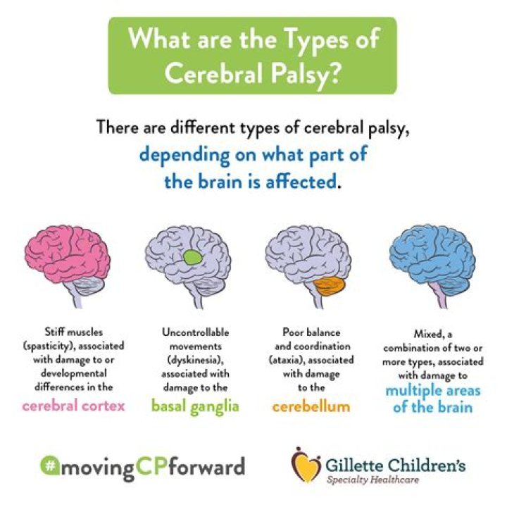 What are the 4 types of cerebral palsy?