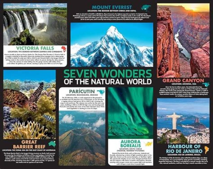 What are the seven new natural wonders of the world?
