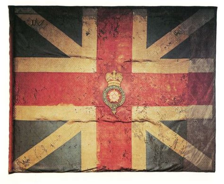 What did the British flag look like in the 1700s?