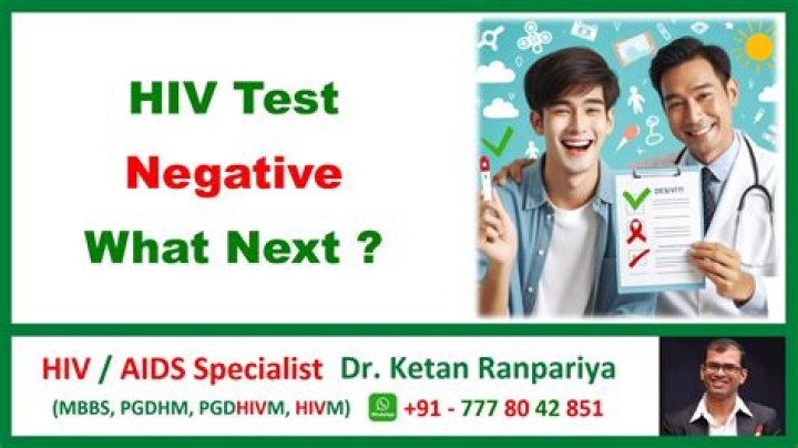 What does HIV negative test mean?