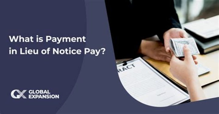 What does payment in lieu of notice stand for?