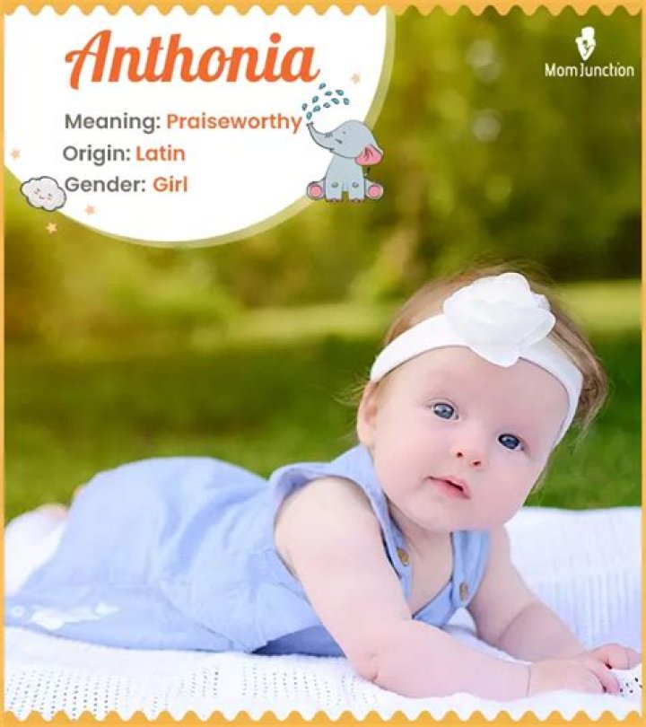 What does the name anthonia means?