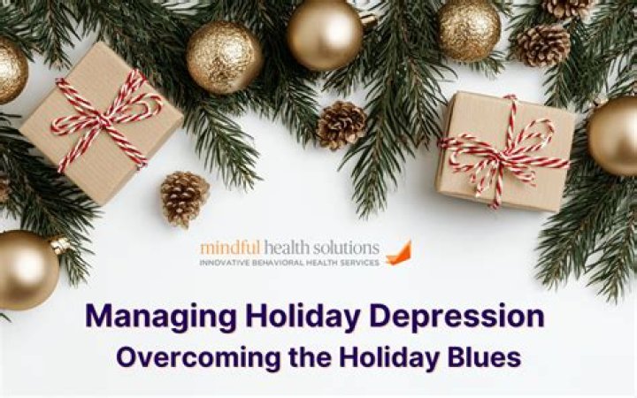 What holiday blues mean?
