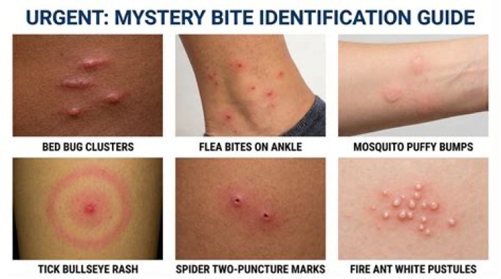 What insect leaves 2 bite marks?