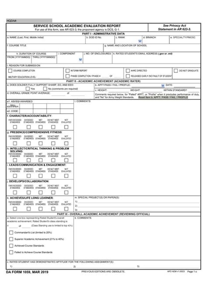 What is a DA form 3340?