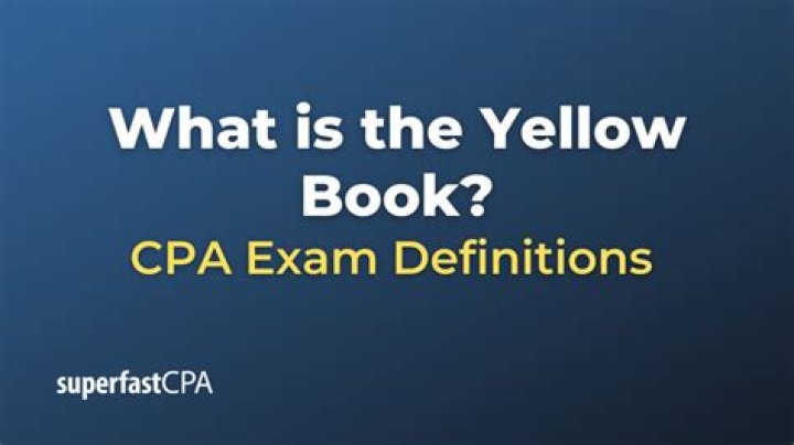 What is a yellow book appraisal?