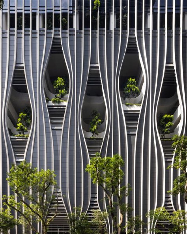 What is an architectural facade?