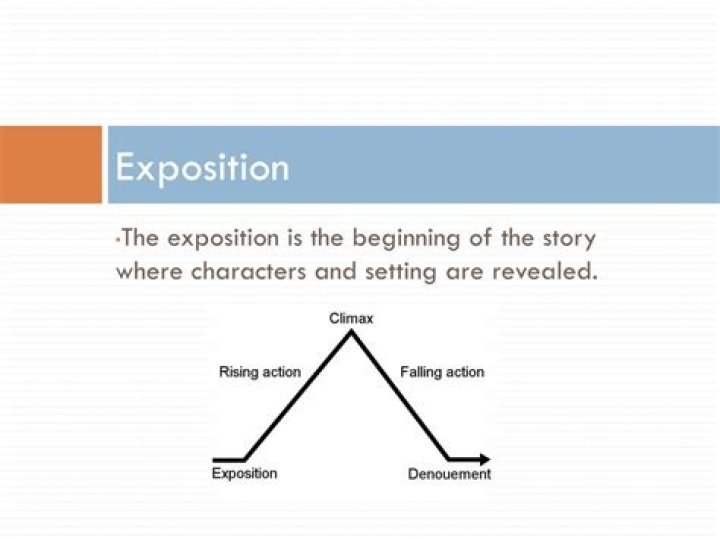 What is an exposition in a story?