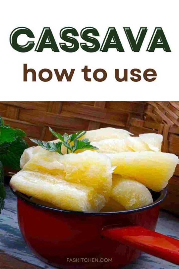 What is cassava leaf good for?