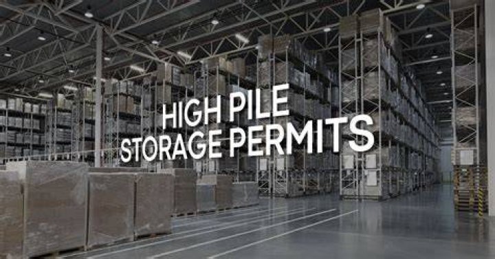 What is considered high-piled storage?