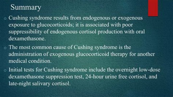 What is exogenous Cushing syndrome?