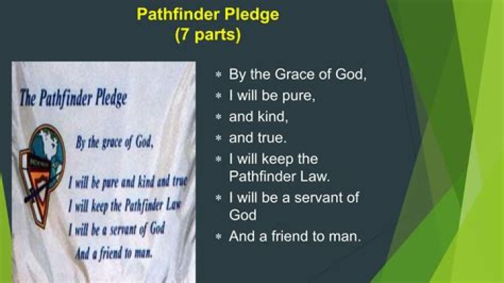 What is Pathfinder pledge?