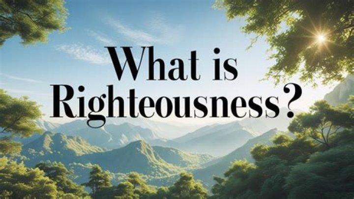 What is religious righteousness?