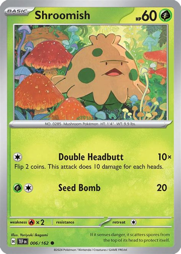 What is Shroomish Moveset?
