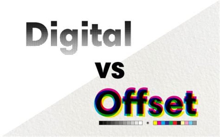 What is the difference between offset and digital?