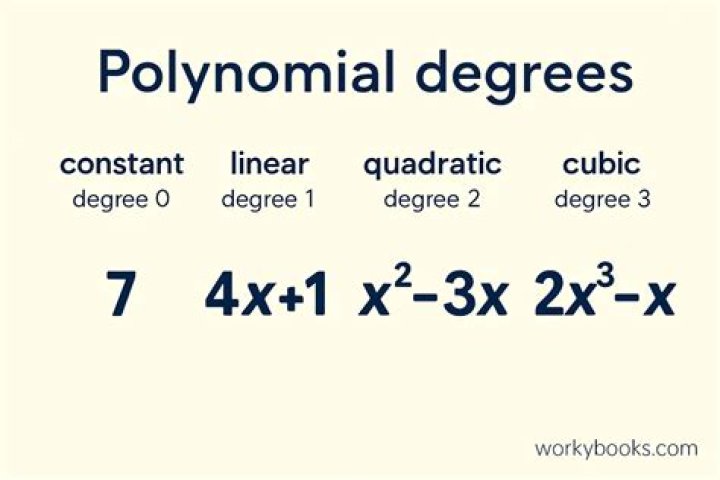 What is the polynomial of degree 3?