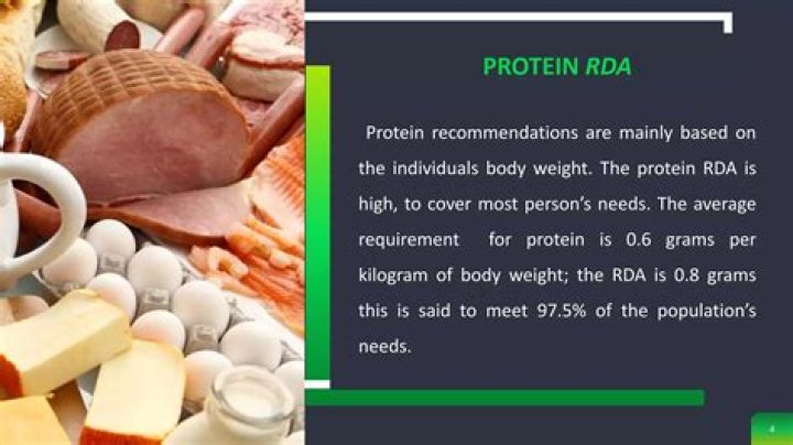 What is the RDA for protein for adults 19 and over?
