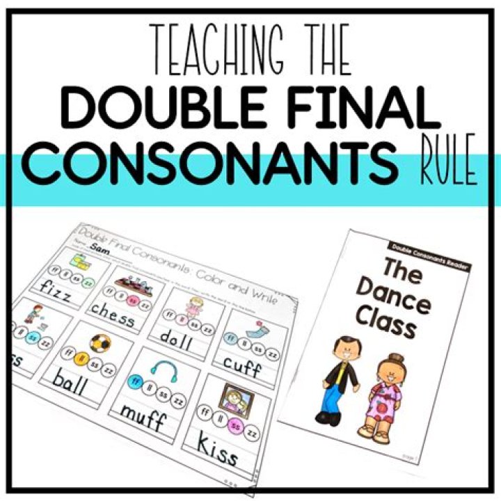 What is the rule for double consonants?