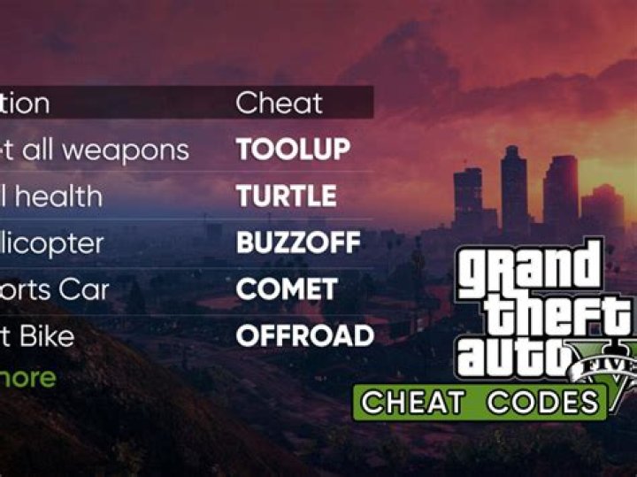 What is the weapon cheat code for GTA 5?